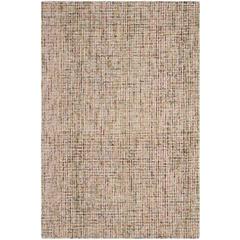 Abstract, GOLD / BLUE, 4' X 6', Area Rug