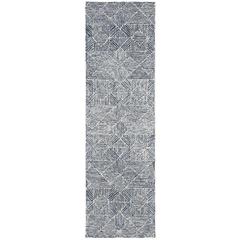 Abstract, BLUE, 2'-3" X 8', Area Rug, ABT763M-28