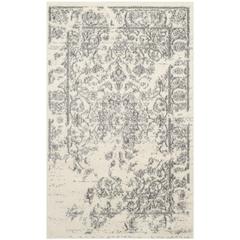 Adirondack, IVORY / SILVER, 3' X 5', Area Rug, ADR101B-3
