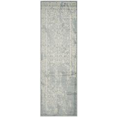Adirondack, SLATE / IVORY, 2'-6" X 8', Area Rug, ADR101T-28