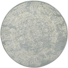 Adirondack, SLATE / IVORY, 6' X 6' Round, Area Rug, ADR101T-6R