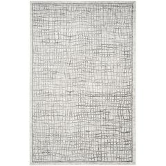 Adirondack, SILVER / IVORY, 6' X 9', Area Rug, ADR103B-6