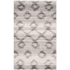 Adirondack, SILVER / CHARCOAL, 2'-6" X 4', Area Rug, ADR106P-24