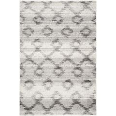 Adirondack, SILVER / CHARCOAL, 5'-1" X 7'-6", Area Rug, ADR106P-5