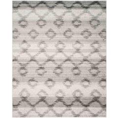 Adirondack, SILVER / CHARCOAL, 8' X 10', Area Rug, ADR106P-8