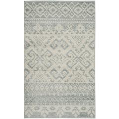 Adirondack, SLATE / IVORY, 3' X 5', Area Rug, ADR107T-3