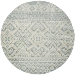 Adirondack, SLATE / IVORY, 6' X 6' Round, Area Rug, ADR107T-6R