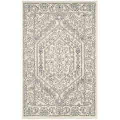 Adirondack, Ivory / Silver,  2'-6" X 4', Area Rug, ADR108B-24