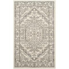 Adirondack, IVORY / SILVER, 3' X 5', Area Rug, ADR108B-3