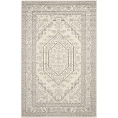 Adirondack, IVORY / SILVER, 6' X 9', Area Rug, ADR108B-6