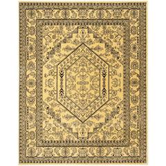 Adirondack, GOLD / BLACK, 8' X 10', Area Rug