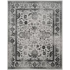 Adirondack, GREY / BLACK, 11' X 15', Area Rug