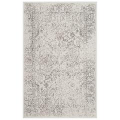 Adirondack, IVORY / SILVER, 2'-6" X 4', Area Rug, ADR109C-24