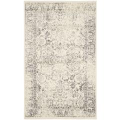 Adirondack, IVORY / SILVER, 3' X 5', Area Rug, ADR109C-3