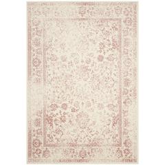 Adirondack, IVORY / ROSE, 5'-1" X 7'-6", Area Rug