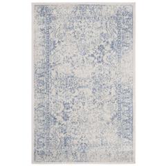 Adirondack, IVORY / LIGHT BLUE, 3' X 5', Area Rug, ADR109L-3