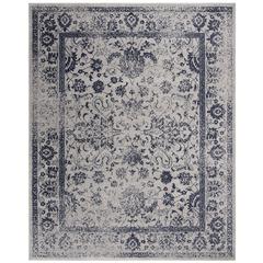Adirondack, GREY / NAVY, 8' X 10', Area Rug