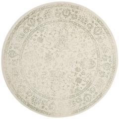 Adirondack, IVORY / SAGE, 6' X 6' Round, Area Rug