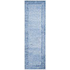 Adirondack, SILVER / BLUE, 2'-6" X 8', Area Rug, ADR110D-28