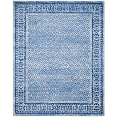 Adirondack, SILVER / BLUE, 11' X 15', Area Rug, ADR110D-1115