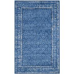 Adirondack, LIGHT BLUE / DARK BLUE, 3' X 5', Area Rug, ADR110F-3