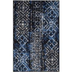 Adirondack, SILVER / BLACK, 2'-6" X 4', Area Rug, ADR111A-24
