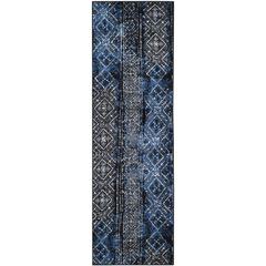 Adirondack, SILVER / BLACK, 2'-6" X 8', Area Rug, ADR111A-28