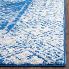 Adirondack, SILVER / BLUE, 11' X 15', Area Rug, ADR111F-1115