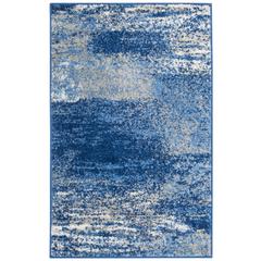 Adirondack, SILVER / BLUE, 2'-6" X 4', Area Rug, ADR112F-24