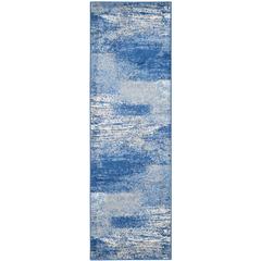 Adirondack, SILVER / BLUE, 2'-6" X 8', Area Rug, ADR112F-28