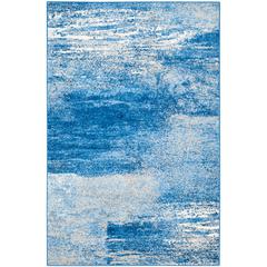 Adirondack, SILVER / BLUE, 10' X 14', Area Rug, ADR112F-10