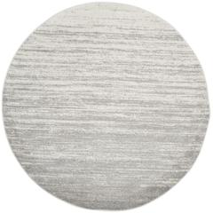 Adirondack, IVORY / SILVER, 6' X 6' Round, Area Rug, ADR113B-6R