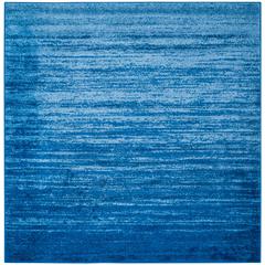 Adirondack, LIGHT BLUE / DARK BLUE, 10' X 10' Square, Area Rug