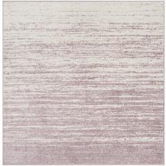 Adirondack, CREAM / PURPLE, 6' X 6' Square, Area Rug, ADR113L-6SQ