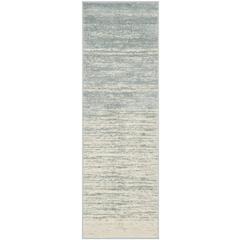 Adirondack, SLATE / CREAM, 2'-6" X 10', Area Rug