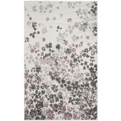 Adirondack, IVORY / PURPLE, 3' X 5', Area Rug, ADR115L-3