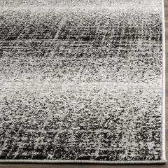 Adirondack, SILVER / BLACK, 4' X 6', Area Rug, ADR116A-4