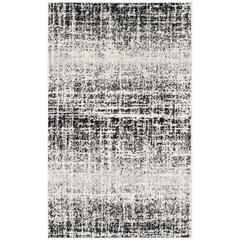 Adirondack, IVORY / BLACK, 3' X 5', Area Rug