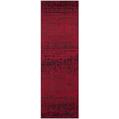 Adirondack, RED / BLACK, 2'-6" X 10', Area Rug, ADR116F-210