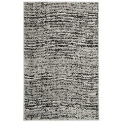 Adirondack, BLACK / SILVER, 2'-6" X 4', Area Rug, ADR117A-24