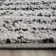 Adirondack, BLACK / SILVER, 4' X 4' Round, Area Rug, ADR117A-4R