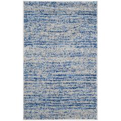 Adirondack, BLUE / SILVER, 2'-6" X 4', Area Rug, ADR117D-24