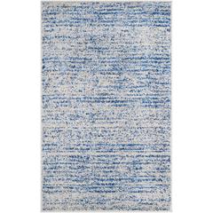 Adirondack, BLUE / SILVER, 3' X 5', Area Rug, ADR117D-3