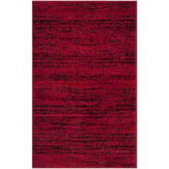 Adirondack, RED / BLACK, 2'-6" X 4', Area Rug, ADR117F-24