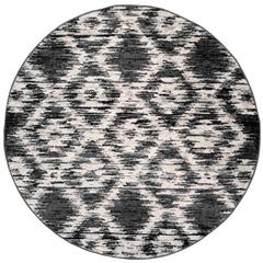 Adirondack, CHARCOAL / IVORY, 4' X 4' Round, Area Rug, ADR118R-4R