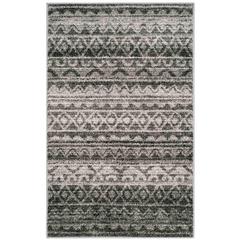 Adirondack, IVORY / CHARCOAL, 3' X 5', Area Rug, ADR119N-3