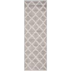 Adirondack, SILVER / IVORY, 2'-6" X 8', Area Rug, ADR120B-28
