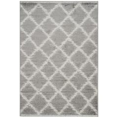Adirondack, SILVER / IVORY, 5'-1" X 7'-6", Area Rug, ADR120B-5