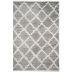 Adirondack, SILVER / IVORY, 6' X 9', Area Rug, ADR120B-6