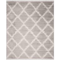 Adirondack, SILVER / IVORY, 8' X 10', Area Rug, ADR120B-8